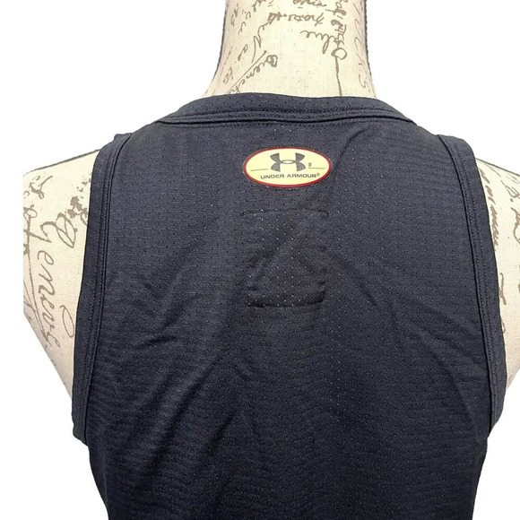 Under Armour Legacy JOCK Tank Top RARE Size Small Black - Picture 3 of 7
